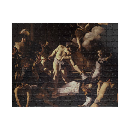 The Martyrdom of Saint Matthew Puzzle | Caravaggio - - 252 pcs (Horizontal) - 
