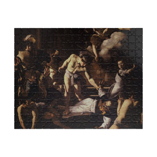 The Martyrdom of Saint Matthew Puzzle | Caravaggio - - 252 pcs (Horizontal) - 