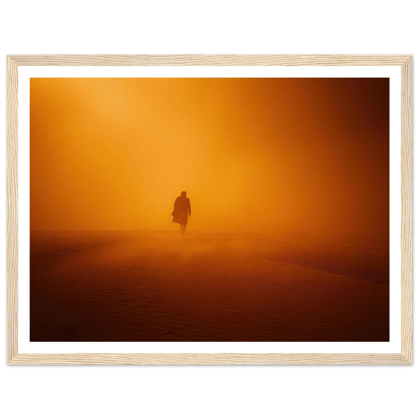 The Monarch's Orange Dust Trail - Framed Poster - 30x40 cm / 12x16″ - Black frame