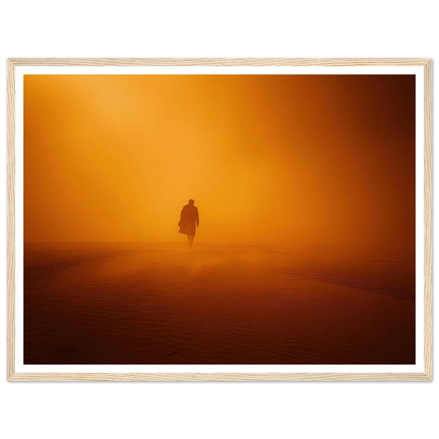 The Monarch's Orange Dust Trail - Framed Poster - 30x40 cm / 12x16″ - Black frame