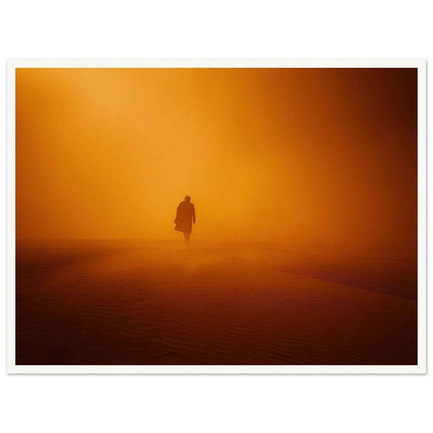 The Monarch's Orange Dust Trail - Framed Poster - 30x40 cm / 12x16″ - Black frame