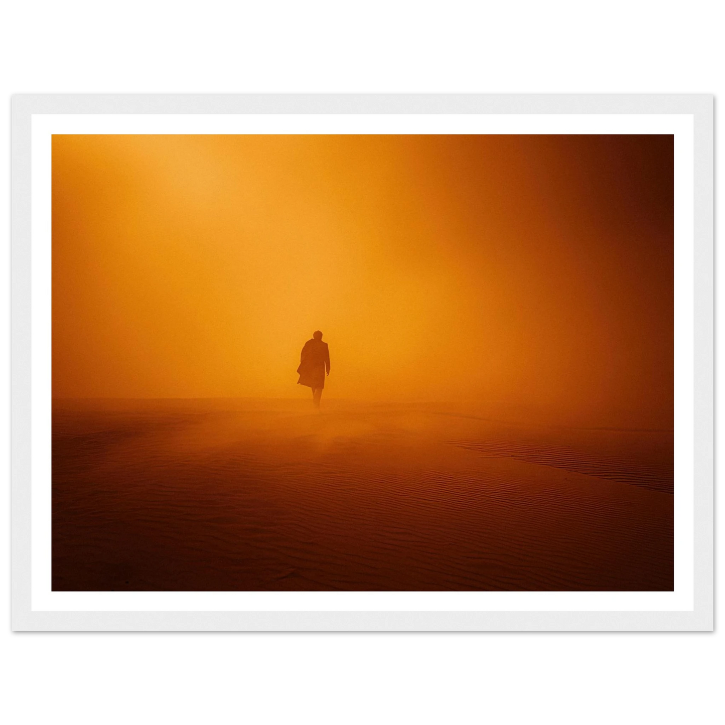 The Monarch's Orange Dust Trail - Framed Poster - 30x40 cm / 12x16″ - Black frame