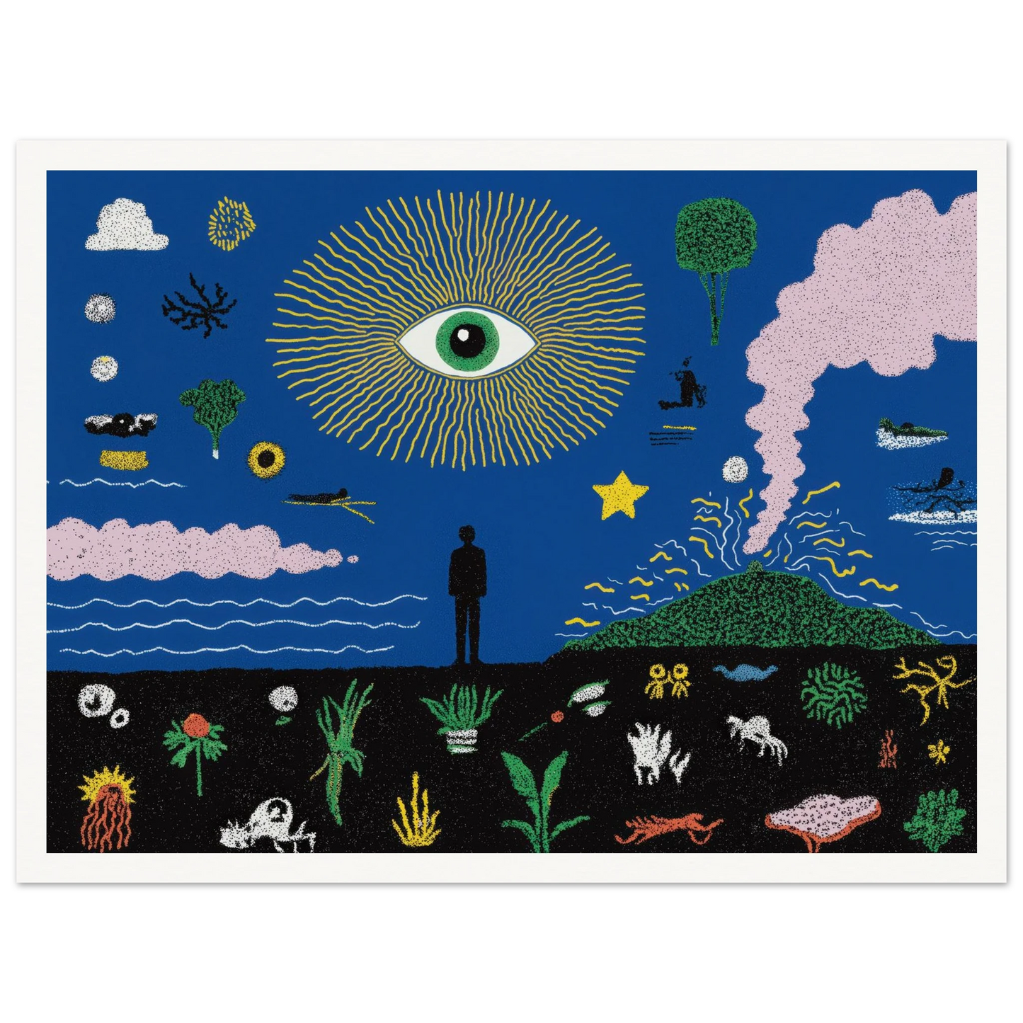 The Oracle's Dream - Framed Poster - 30x40 cm / 12x16″ - Black frame