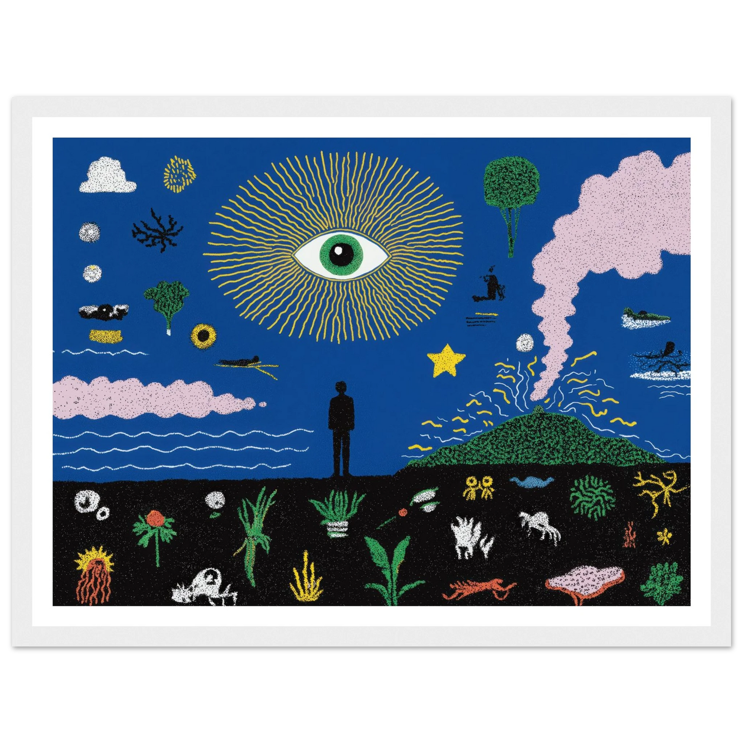 The Oracle's Dream - Framed Poster - 30x40 cm / 12x16″ - Black frame