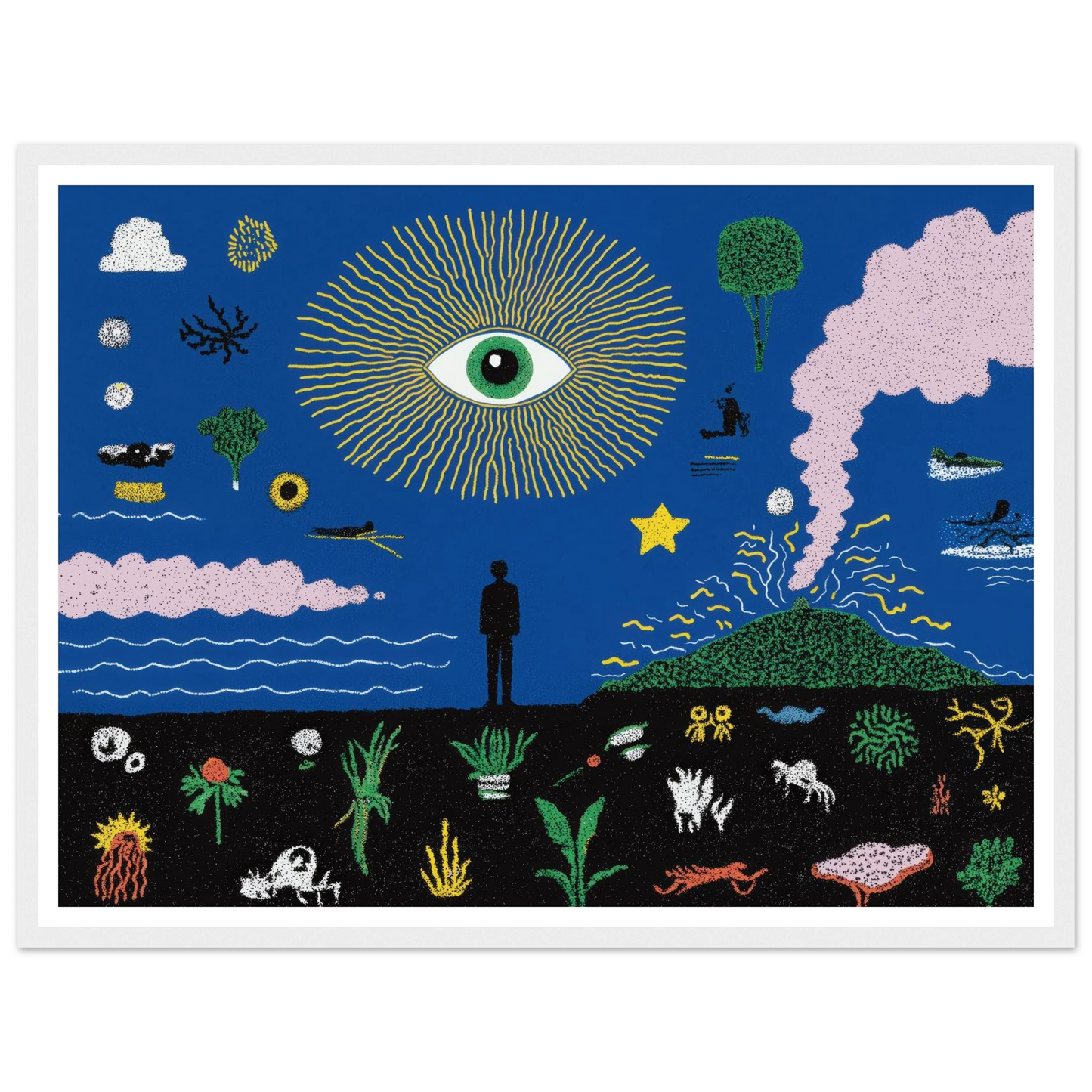 The Oracle's Dream - Framed Poster - 30x40 cm / 12x16″ - Black frame