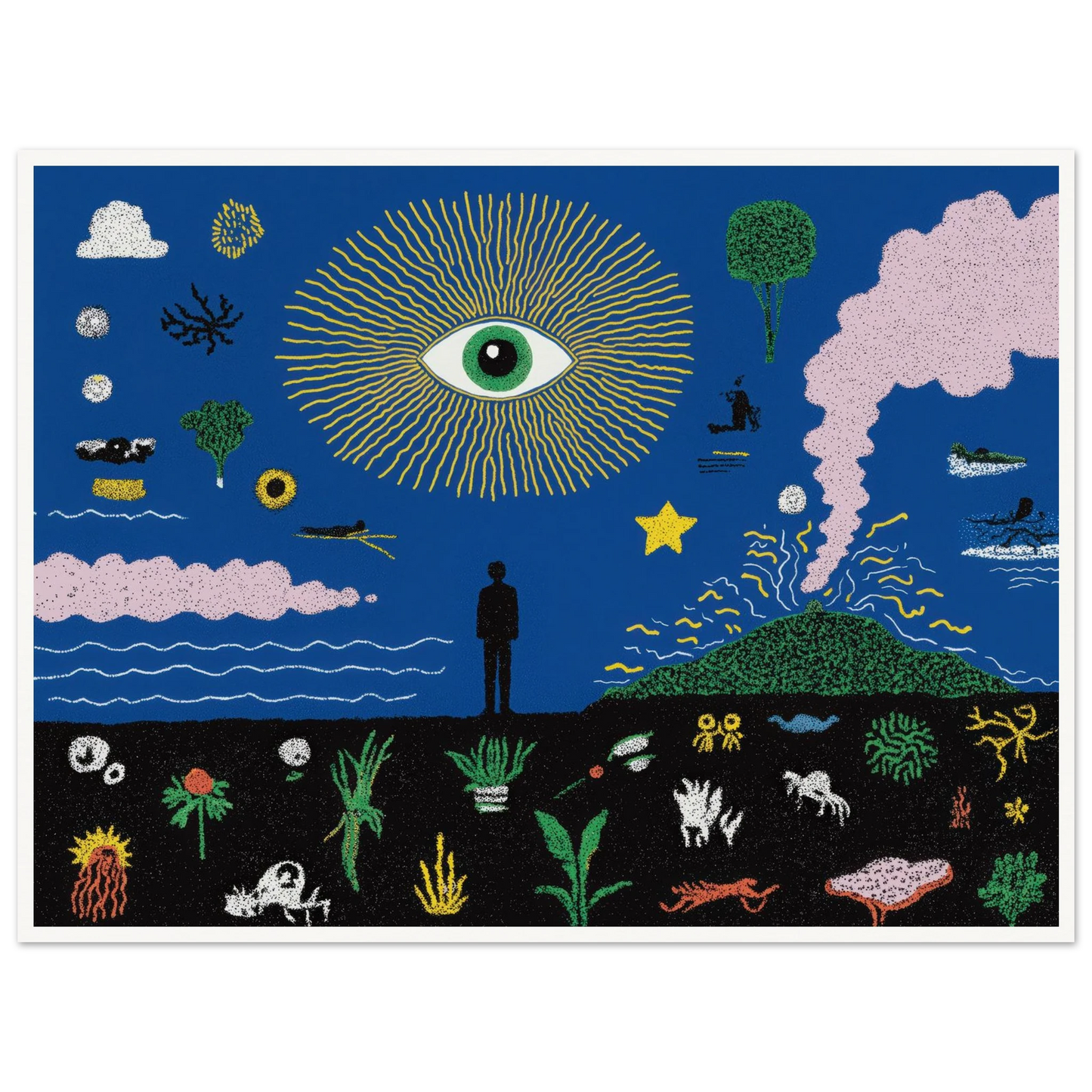 The Oracle's Dream - Framed Poster - 30x40 cm / 12x16″ - Black frame