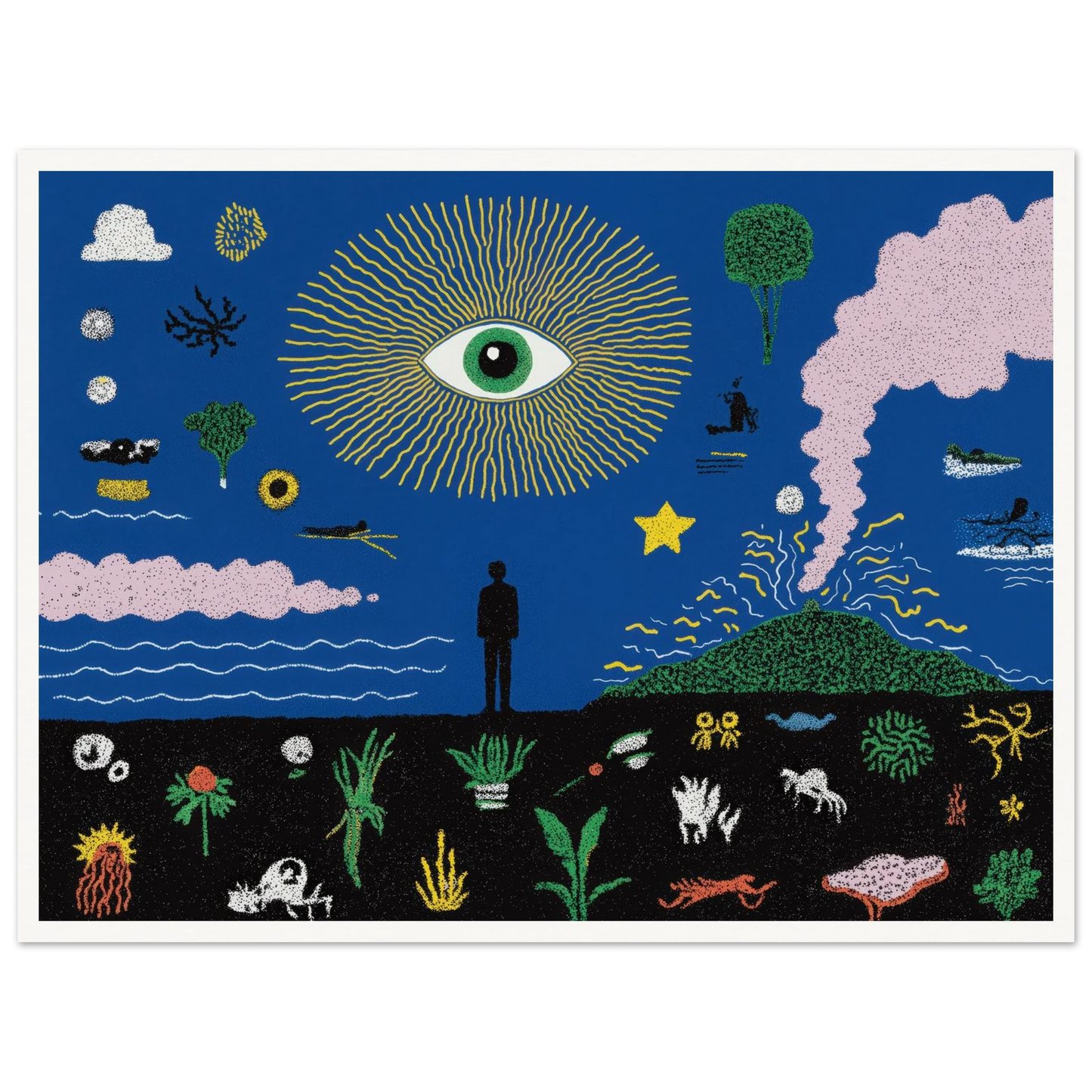 The Oracle's Dream - Framed Poster - 30x40 cm / 12x16″ - Black frame