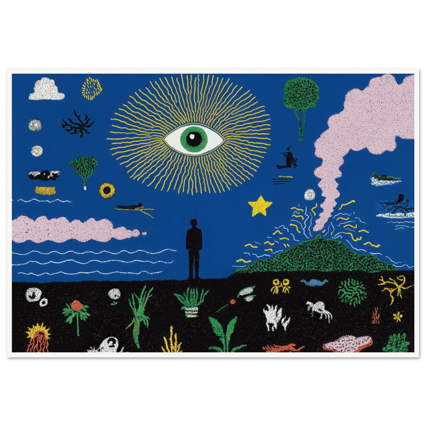 The Oracle's Dream - Framed Poster - 30x40 cm / 12x16″ - Black frame