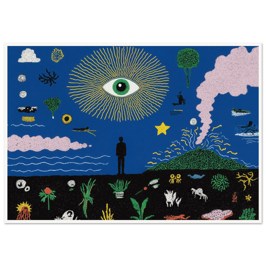 The Oracle's Dream - Framed Poster - 30x40 cm / 12x16″ - Black frame