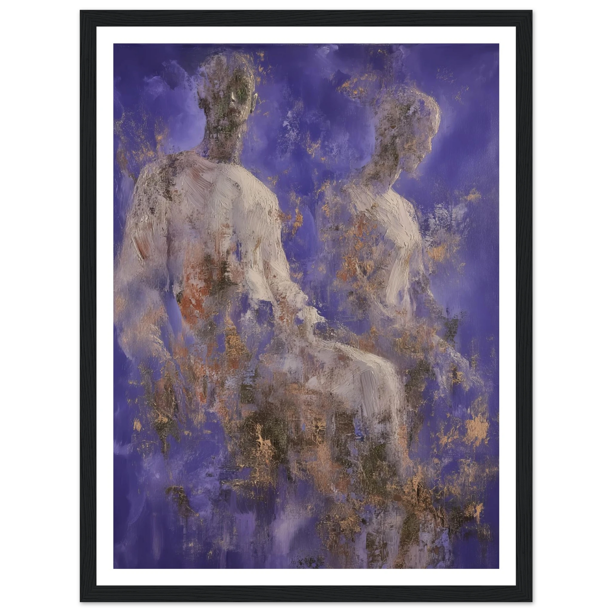 The Purple Essence - Framed Poster - 30x40 cm / 12x16″ - Black frame