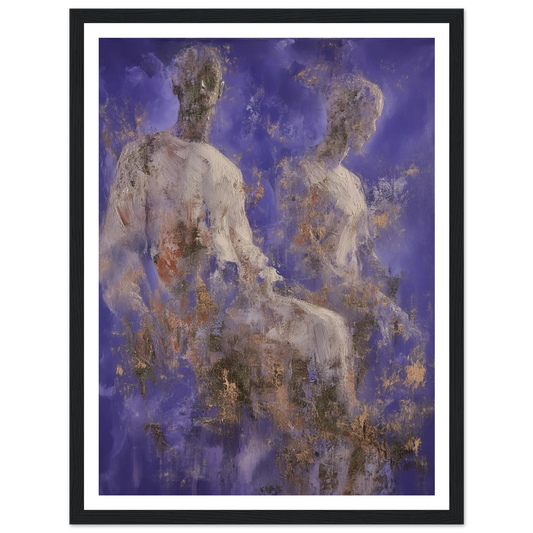 The Purple Essence - Framed Poster - 30x40 cm / 12x16″ - Black frame