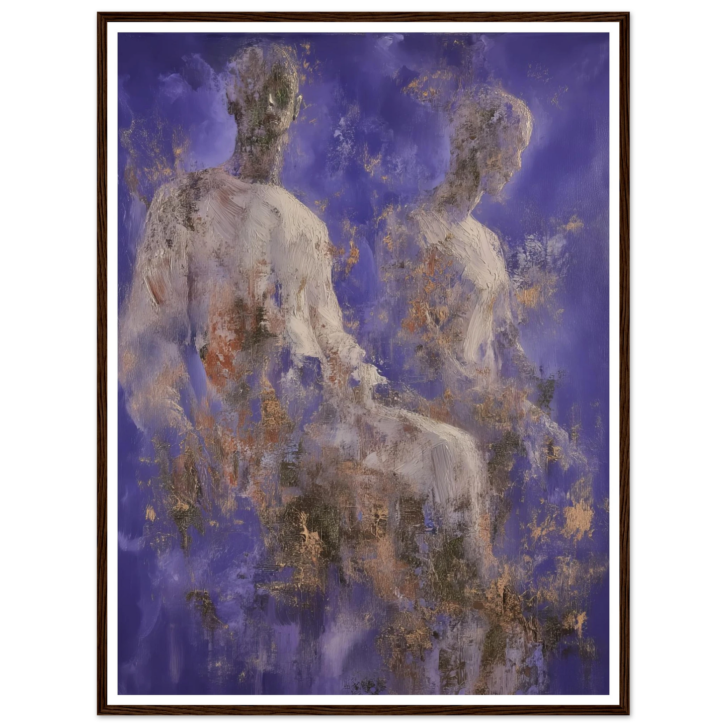 The Purple Essence - Framed Poster - 30x40 cm / 12x16″ - Black frame