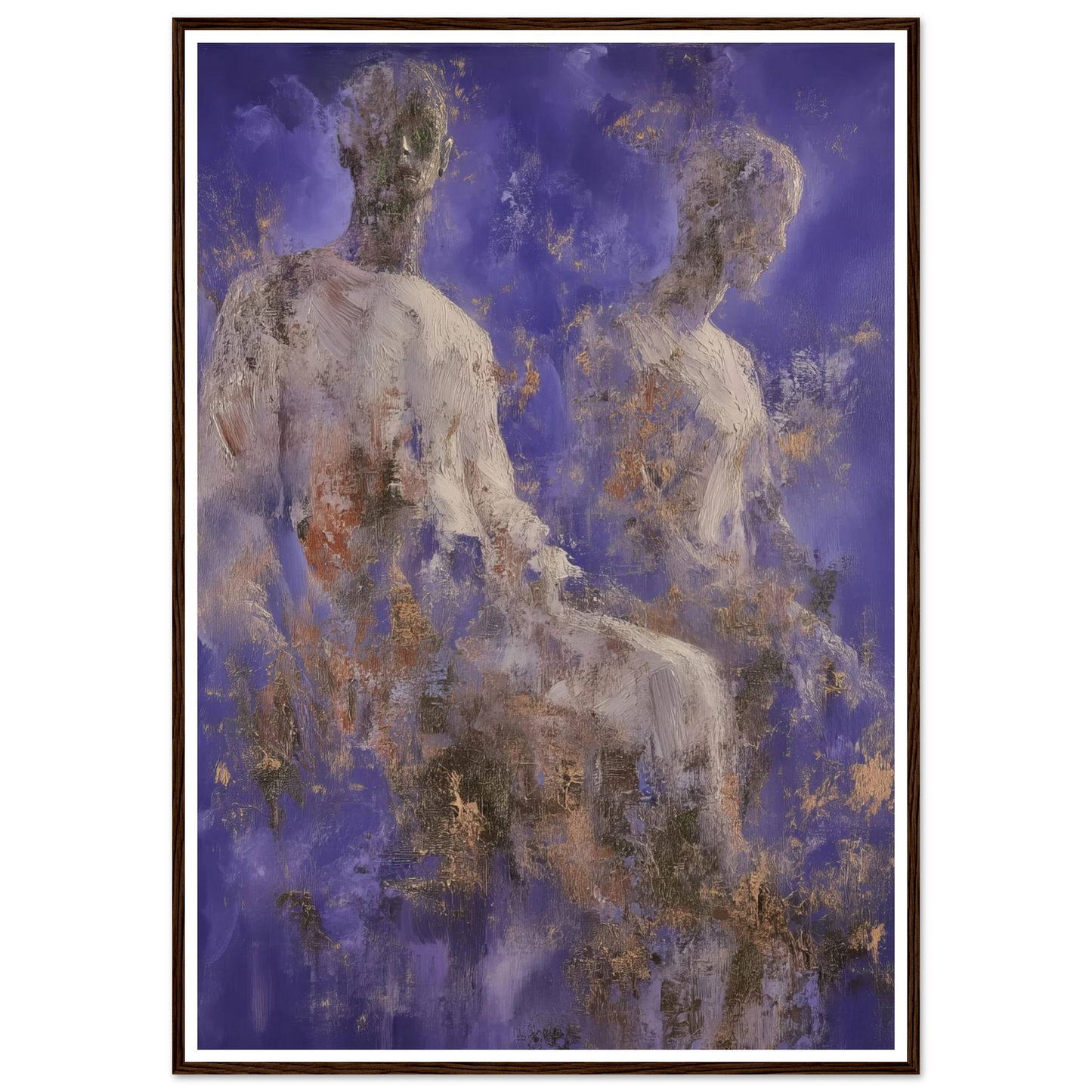 The Purple Essence - Framed Poster - 30x40 cm / 12x16″ - Black frame