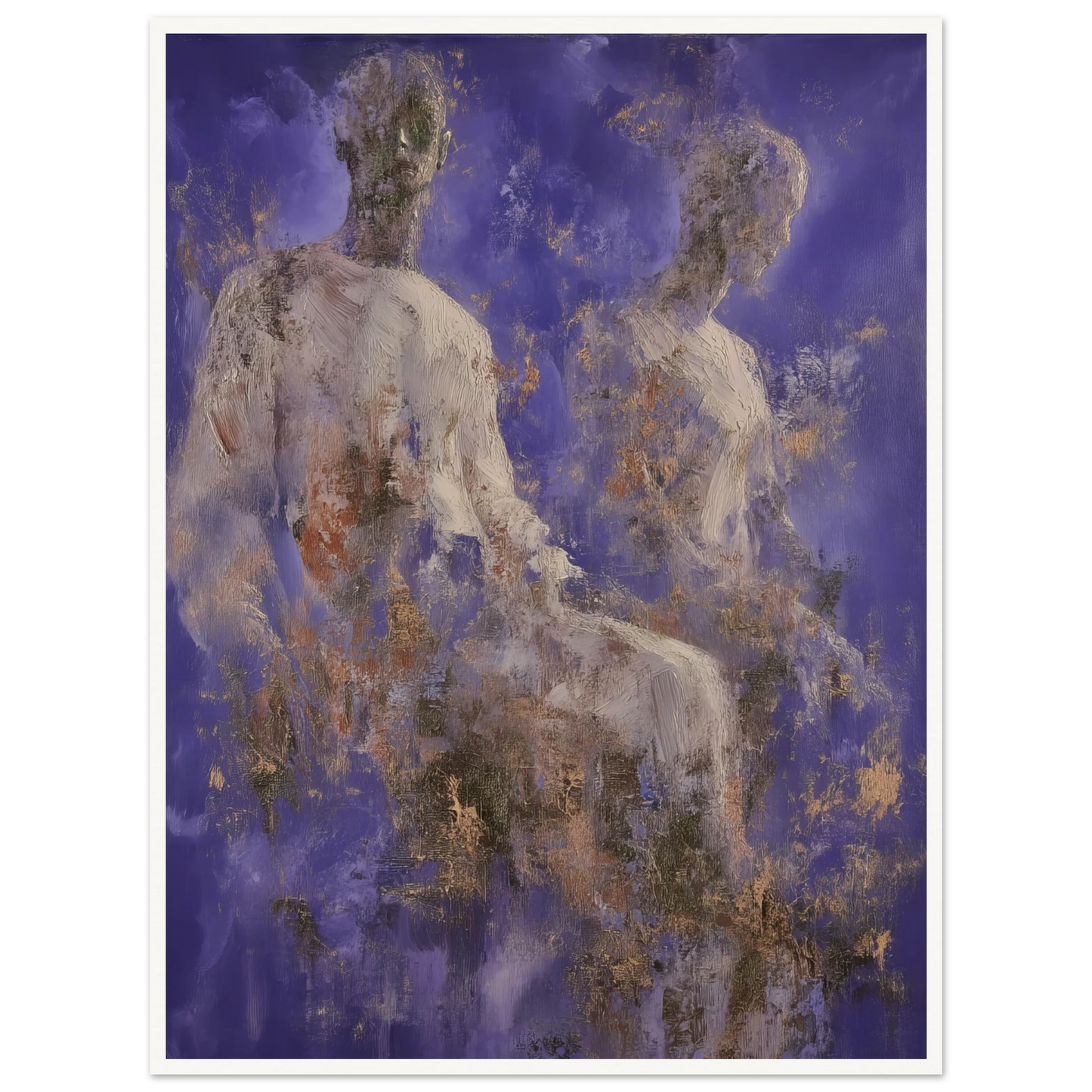 The Purple Essence - Framed Poster - 30x40 cm / 12x16″ - Black frame