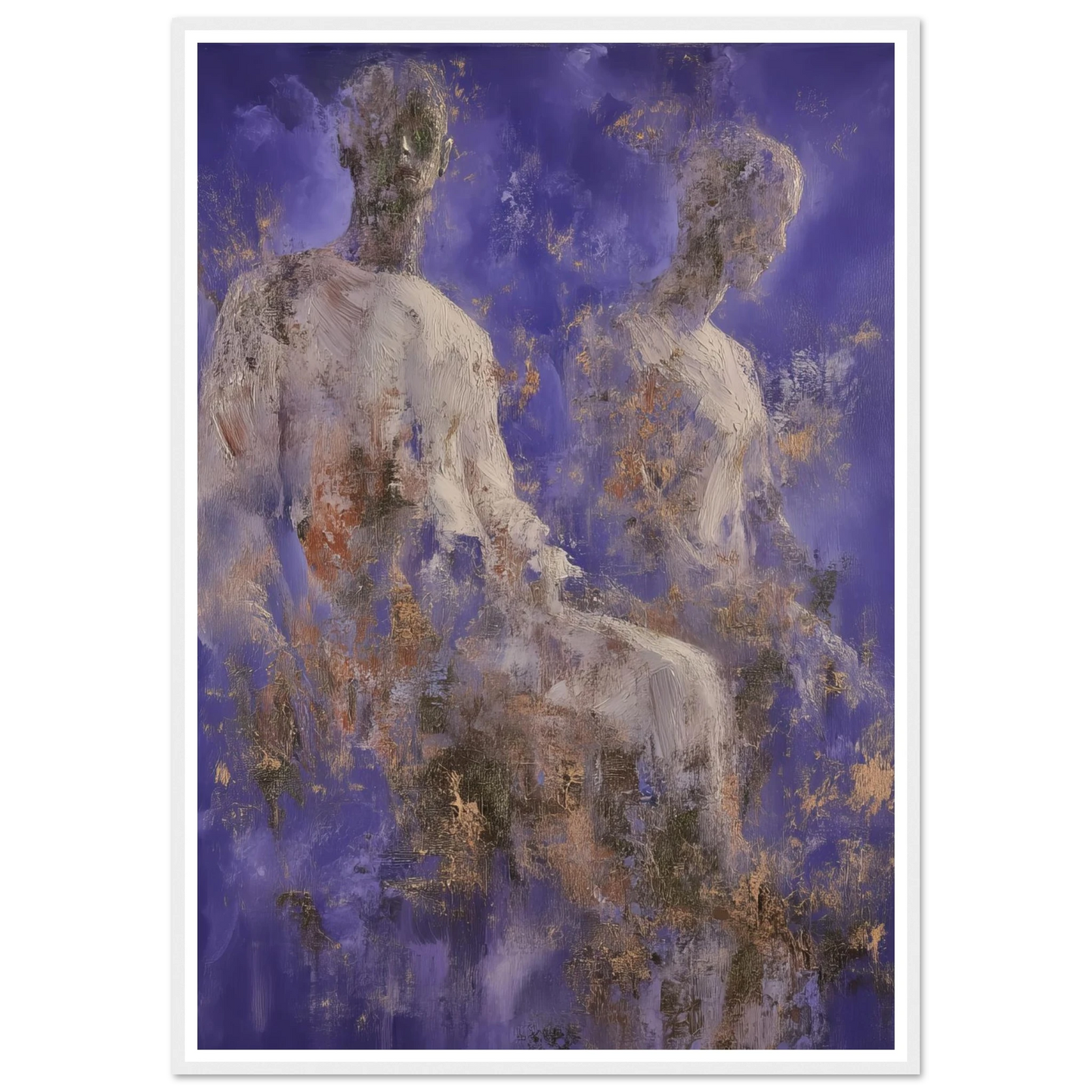 The Purple Essence - Framed Poster - 30x40 cm / 12x16″ - Black frame