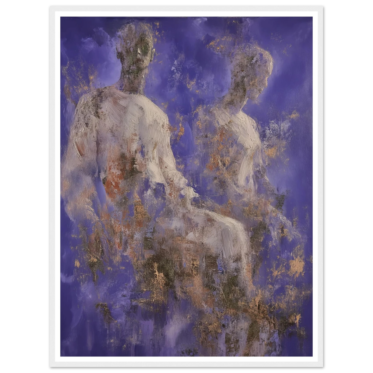 The Purple Essence - Framed Poster - 30x40 cm / 12x16″ - Black frame