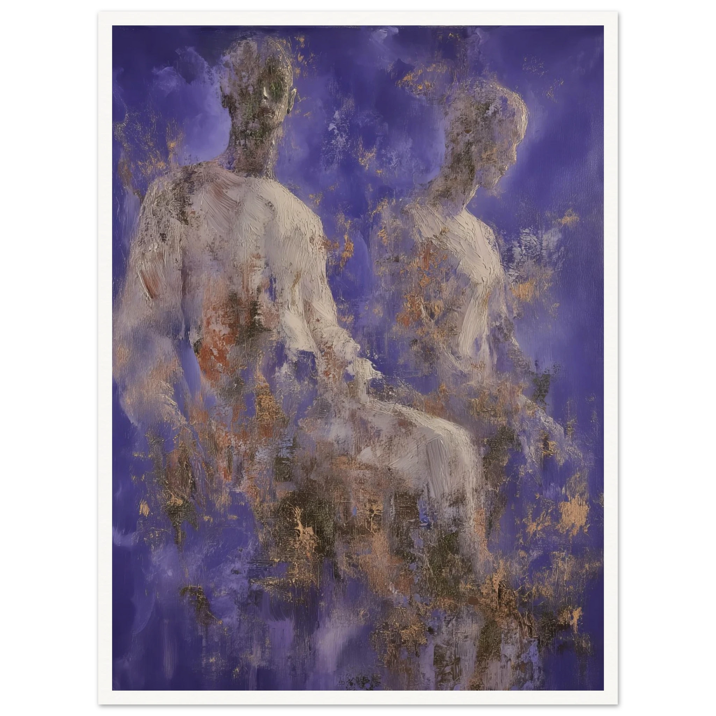 The Purple Essence - Framed Poster - 30x40 cm / 12x16″ - Black frame