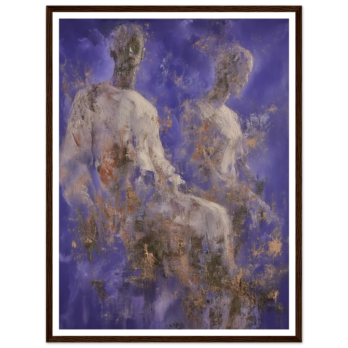 The Purple Essence - Framed Poster - 30x40 cm / 12x16″ - Black frame