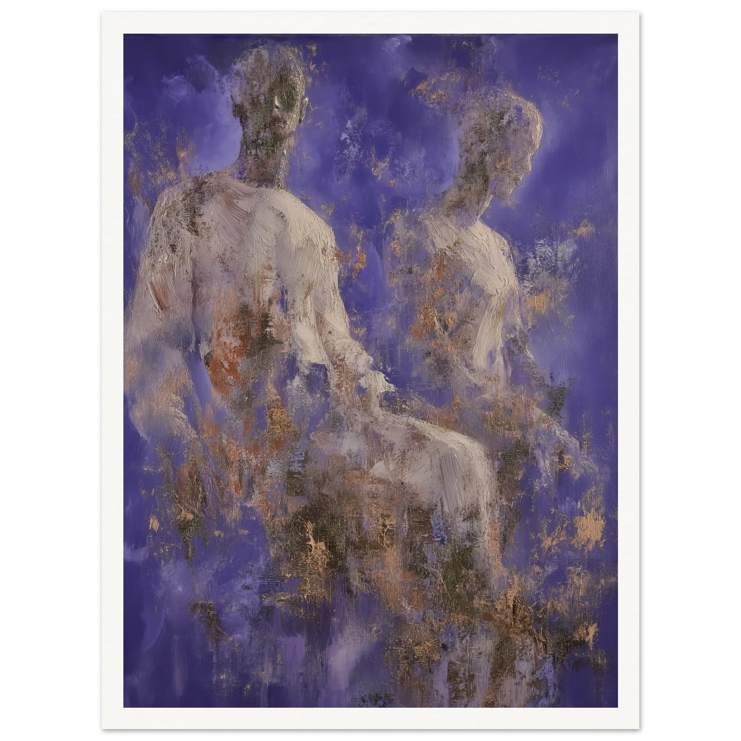 The Purple Essence - Framed Poster - 30x40 cm / 12x16″ - Black frame