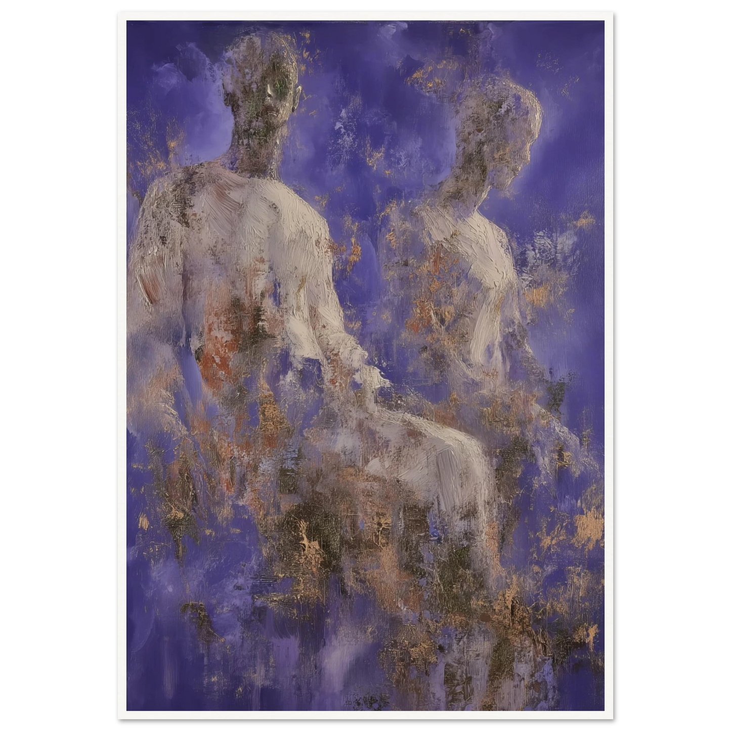 The Purple Essence - Framed Poster - 30x40 cm / 12x16″ - Black frame