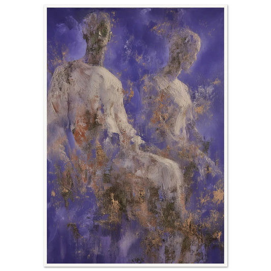 The Purple Essence - Framed Poster - 30x40 cm / 12x16″ - Black frame