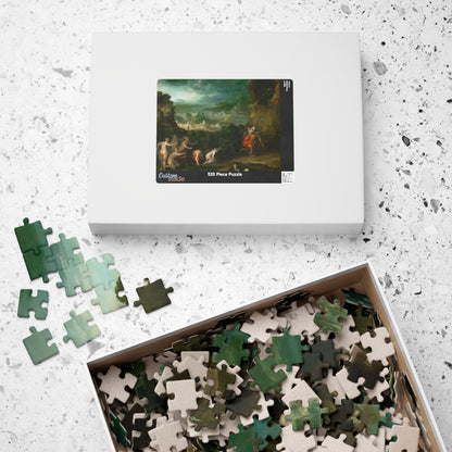 The rape of Proserpina (Persephone). Hades carries off Persephone, daughter of Zeus and Demeter Puzzle | Niccolò dell'Abbate - - 252 pcs (Horizontal) - 