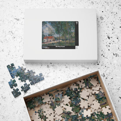 The Road from Moret to Saint-Mammès Puzzle | Alfred Sisley - - 252 pcs (Horizontal) - 