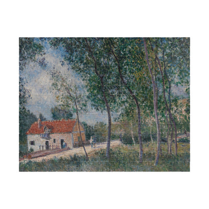 The Road from Moret to Saint-Mammès Puzzle | Alfred Sisley - - 252 pcs (Horizontal) - 