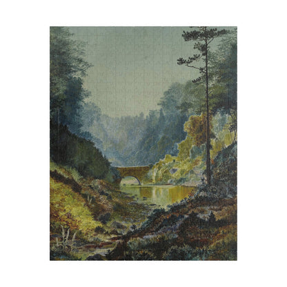 The Seven Arches, Adel Woods Puzzle | John Atkinson Grimshaw - - 252 pcs (Vertical) - 