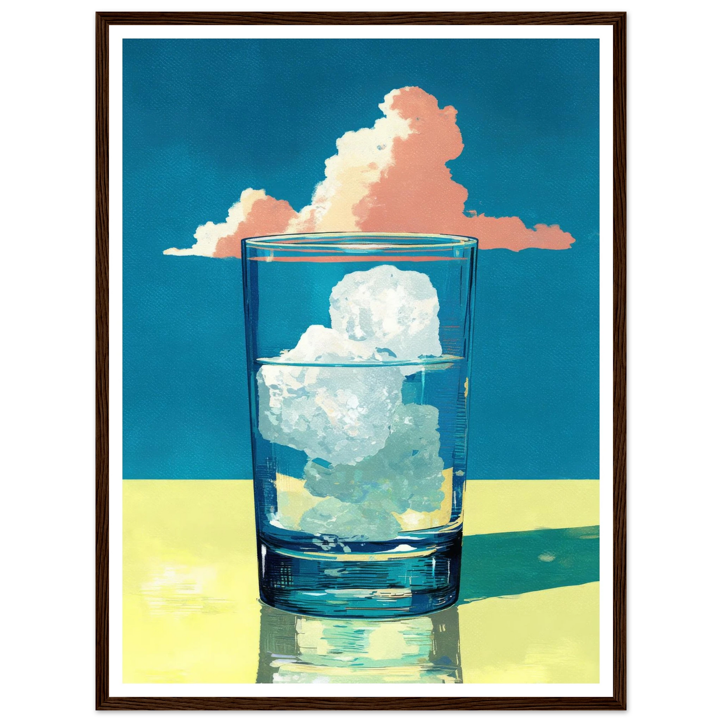 The Sky Contained - Framed Poster - 30x40 cm / 12x16″ - Black frame