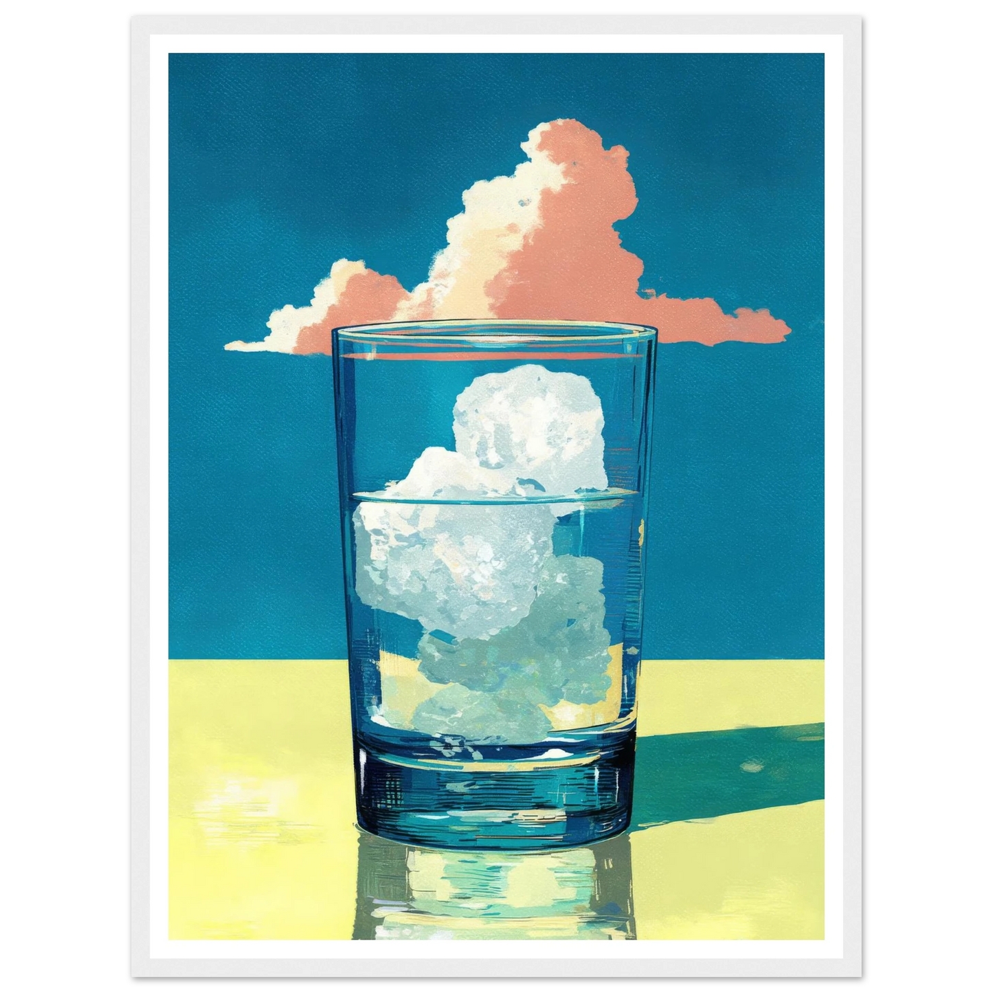 The Sky Contained - Framed Poster - 30x40 cm / 12x16″ - Black frame