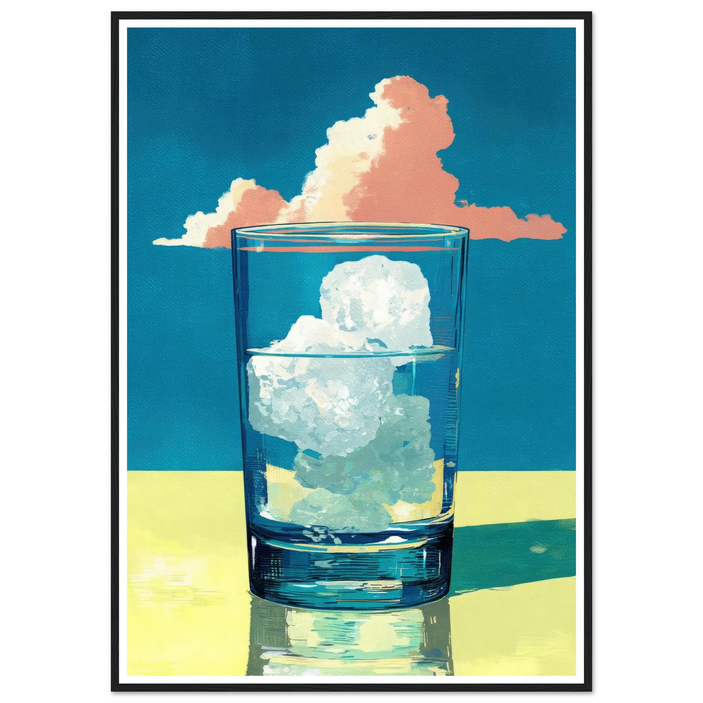 The Sky Contained - Framed Poster - 30x40 cm / 12x16″ - Black frame