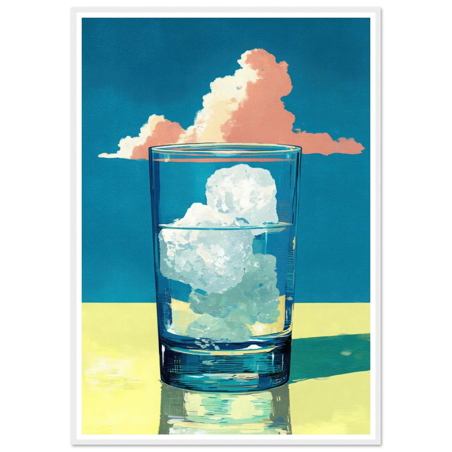 The Sky Contained - Framed Poster - 30x40 cm / 12x16″ - Black frame