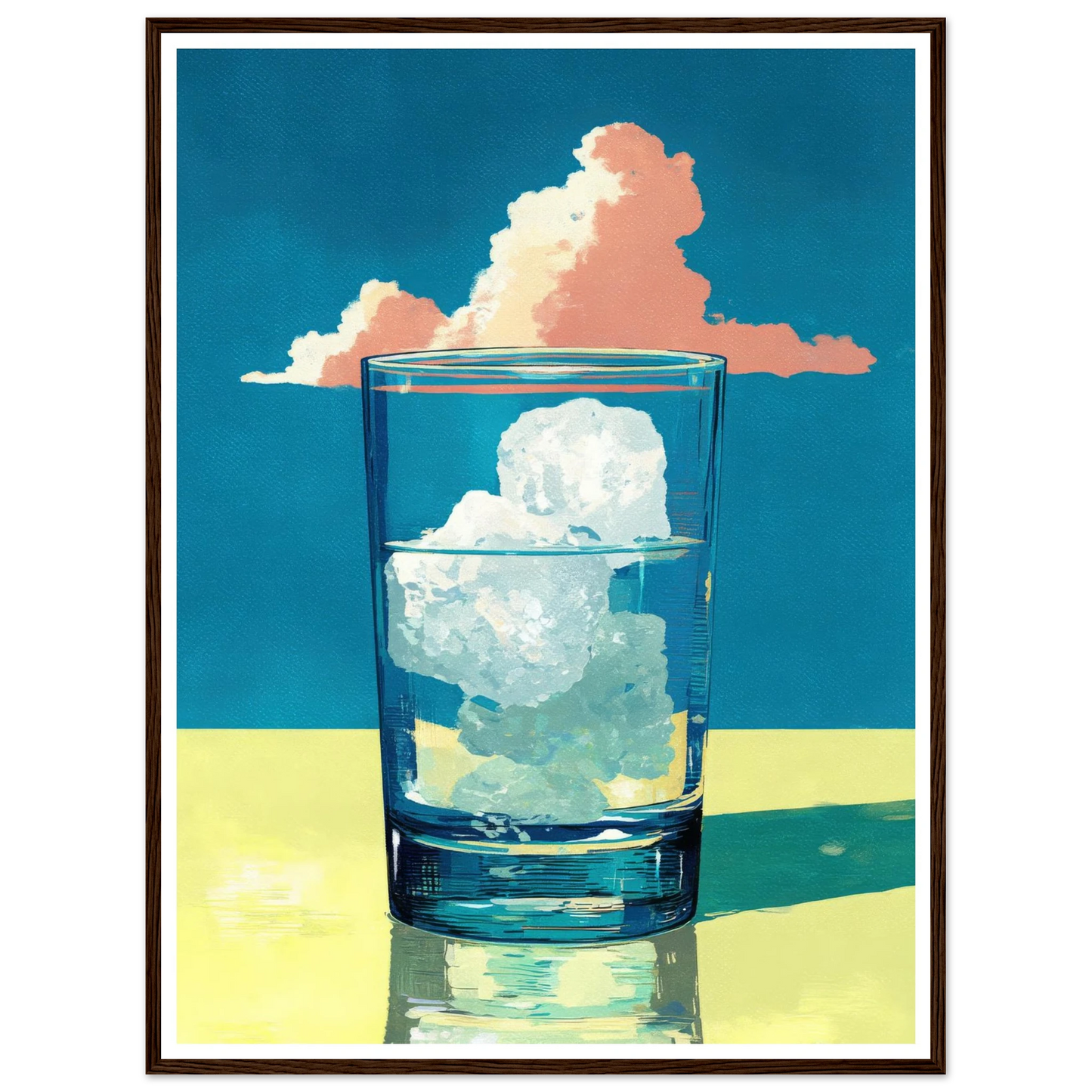 The Sky Contained - Framed Poster - 30x40 cm / 12x16″ - Black frame