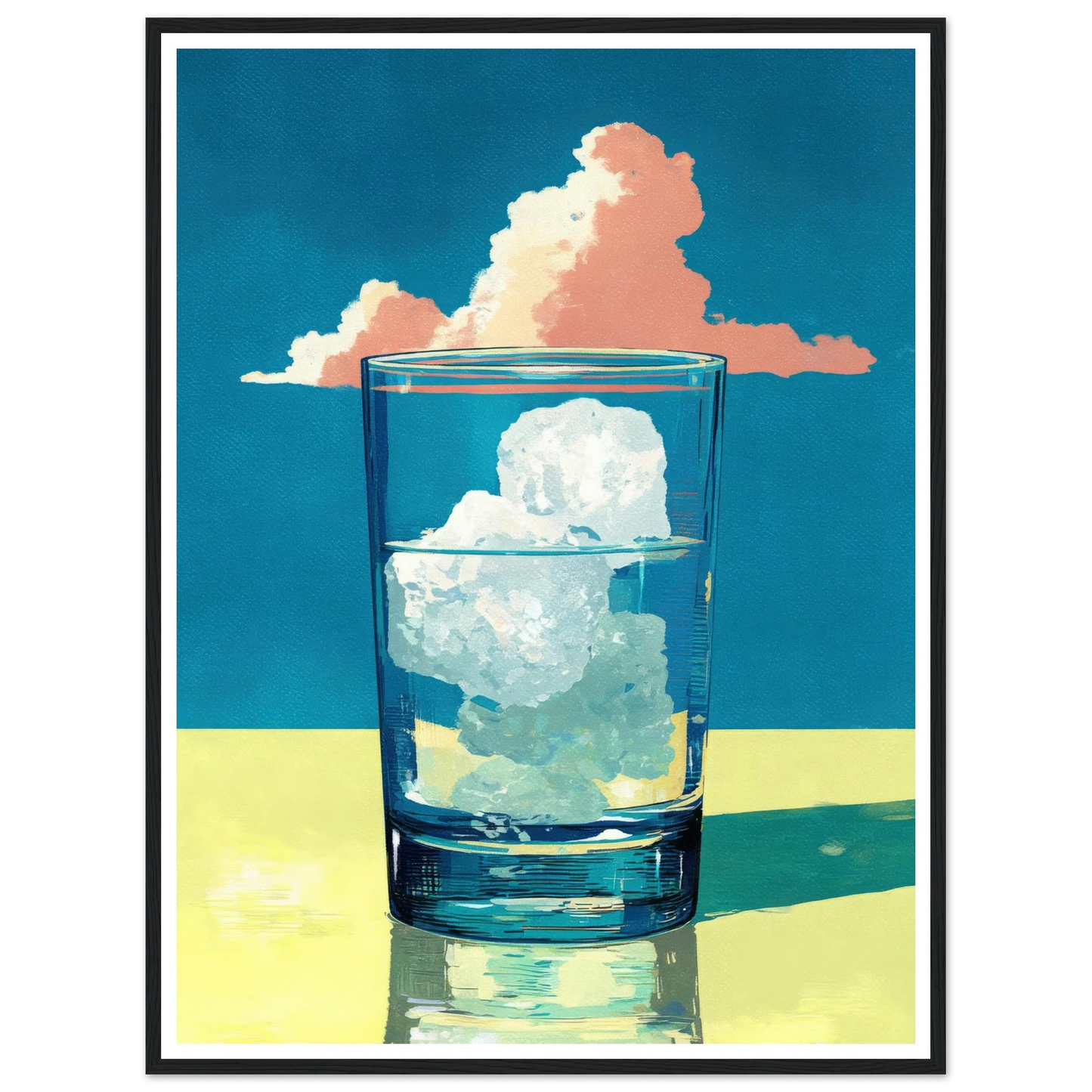 The Sky Contained - Framed Poster - 30x40 cm / 12x16″ - Black frame