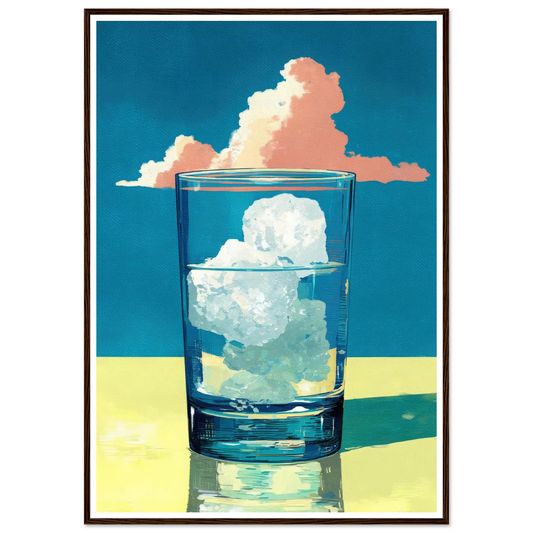 The Sky Contained - Framed Poster - 30x40 cm / 12x16″ - Black frame