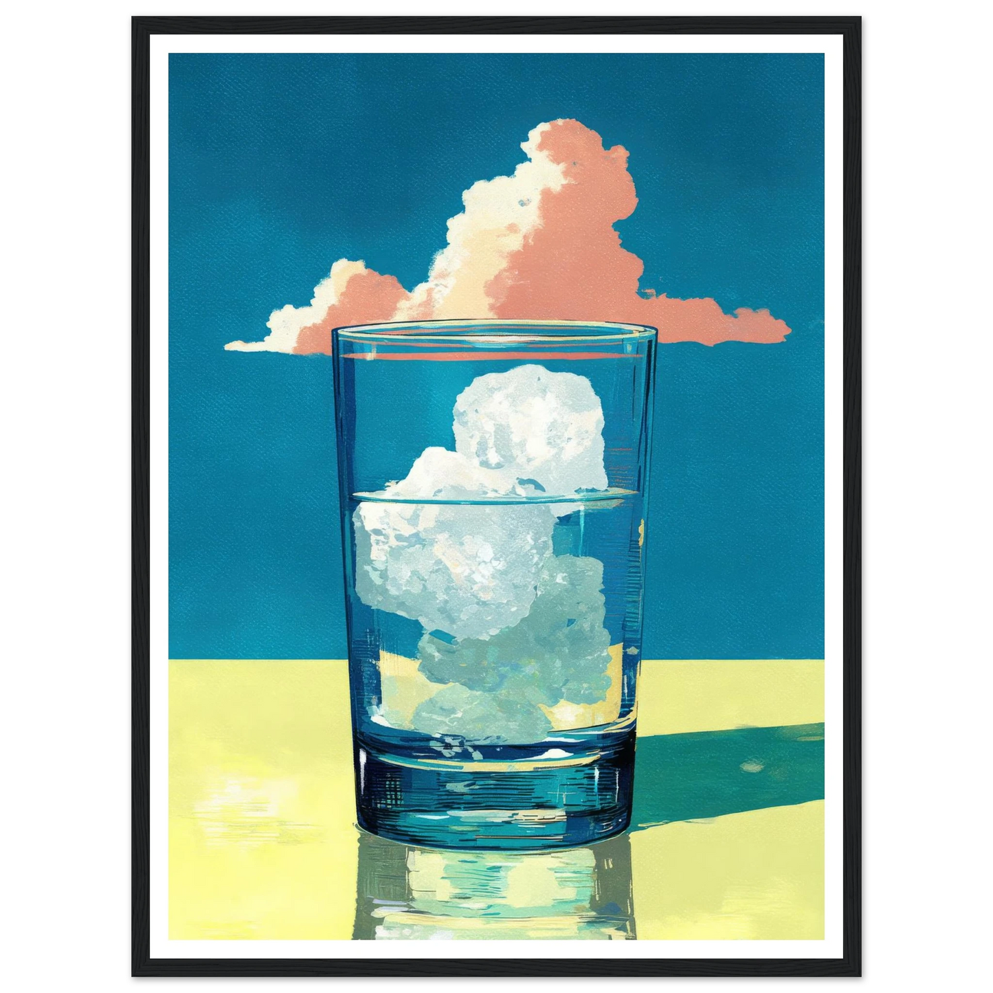 The Sky Contained - Framed Poster - 30x40 cm / 12x16″ - Black frame