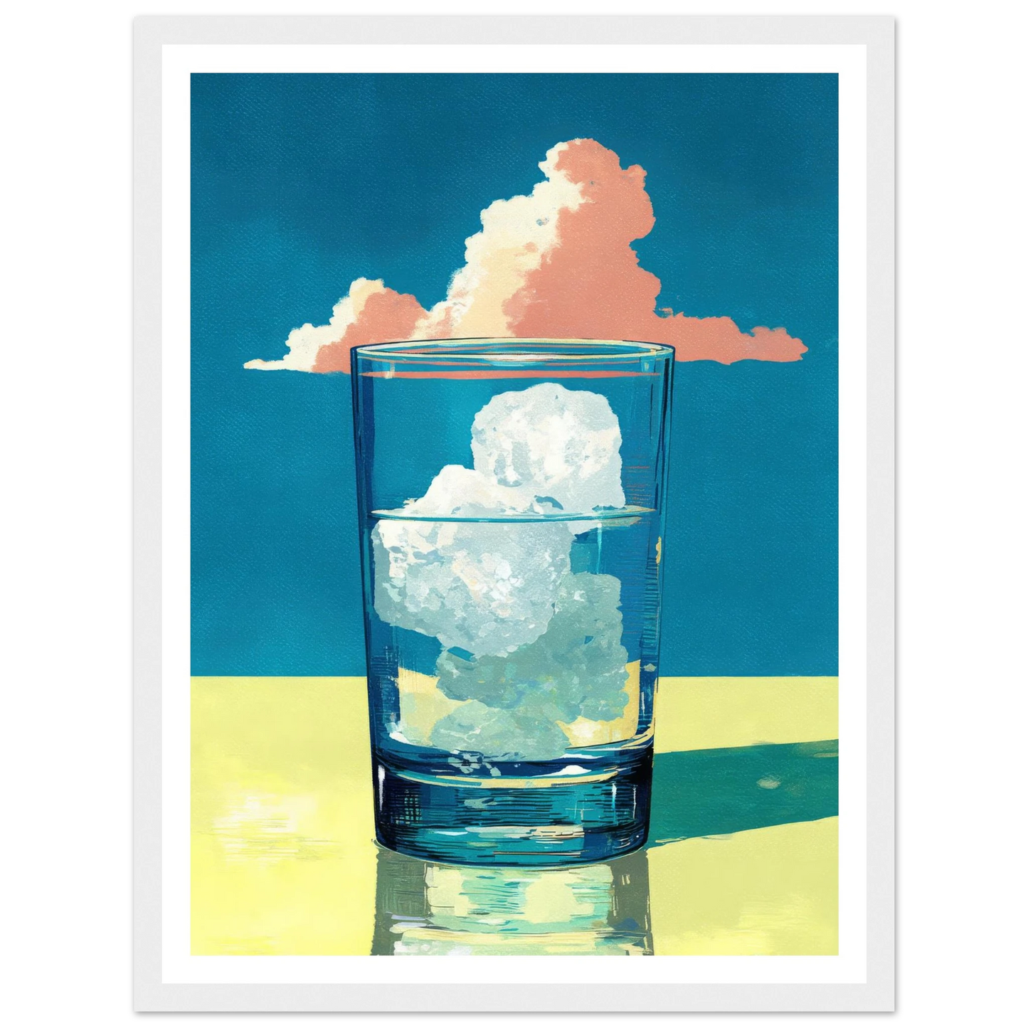 The Sky Contained - Framed Poster - 30x40 cm / 12x16″ - Black frame