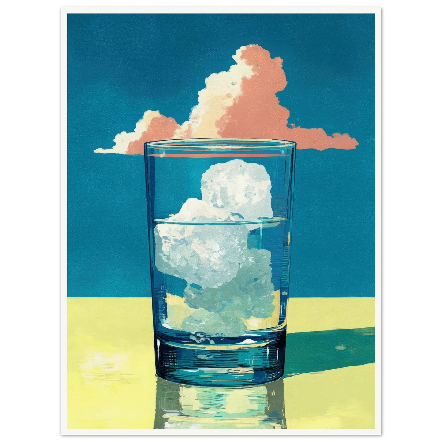 The Sky Contained - Framed Poster - 30x40 cm / 12x16″ - Black frame