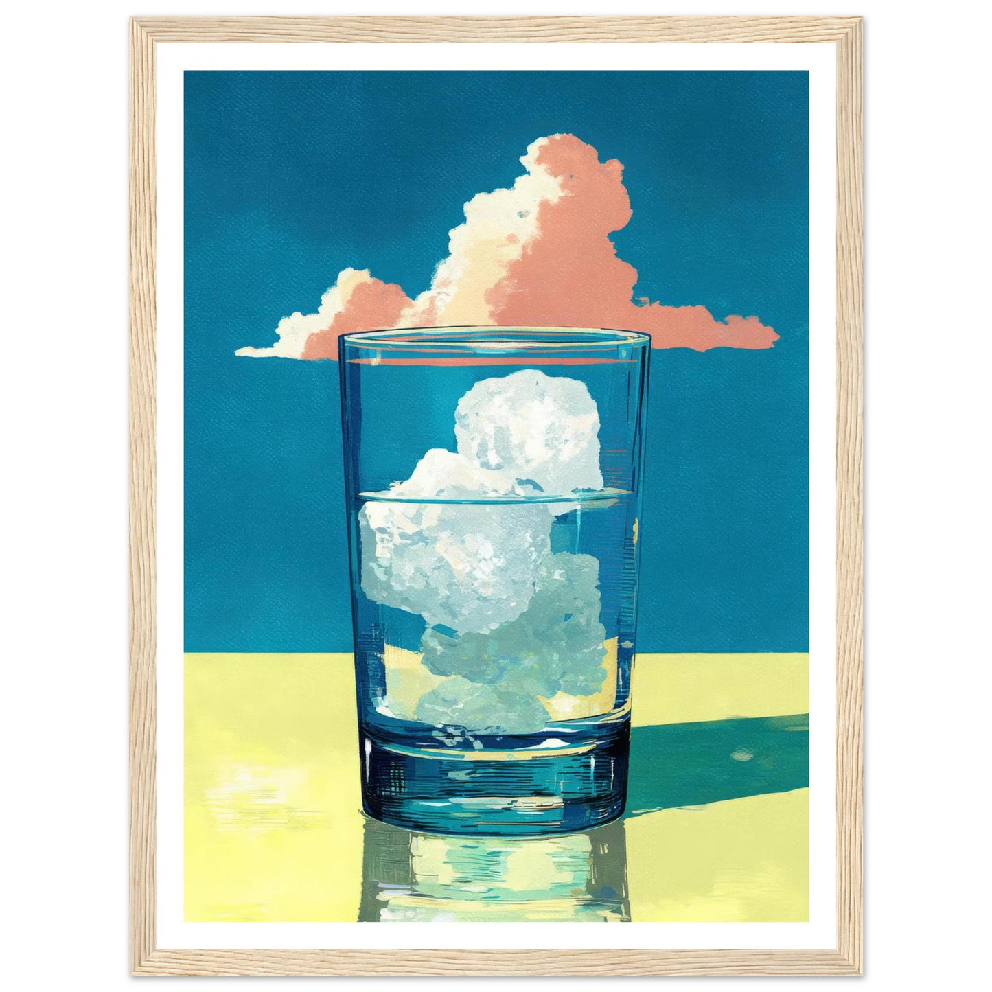 The Sky Contained - Framed Poster - 30x40 cm / 12x16″ - Black frame