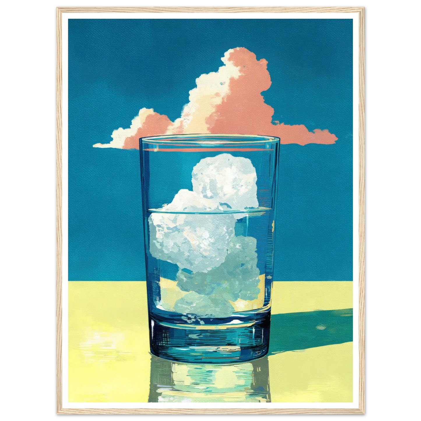 The Sky Contained - Framed Poster - 30x40 cm / 12x16″ - Black frame