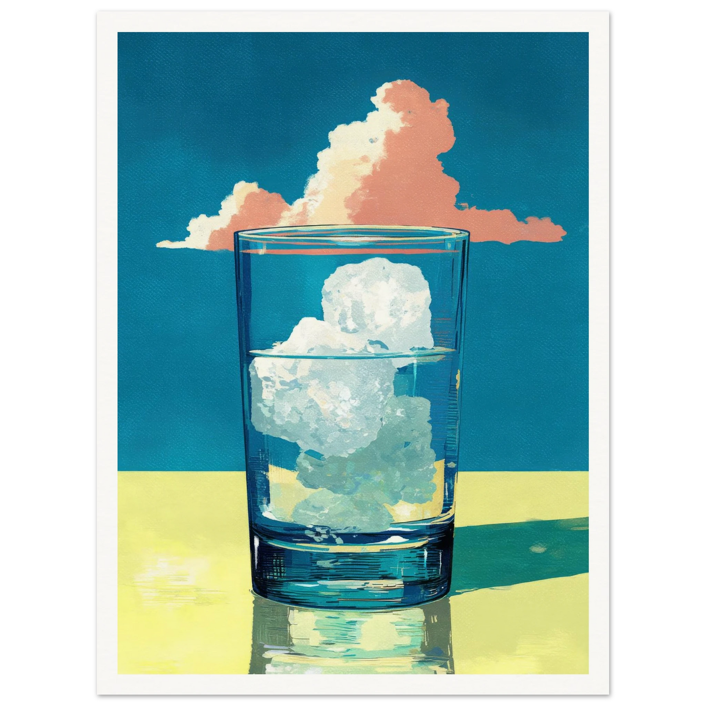 The Sky Contained - Framed Poster - 30x40 cm / 12x16″ - Black frame