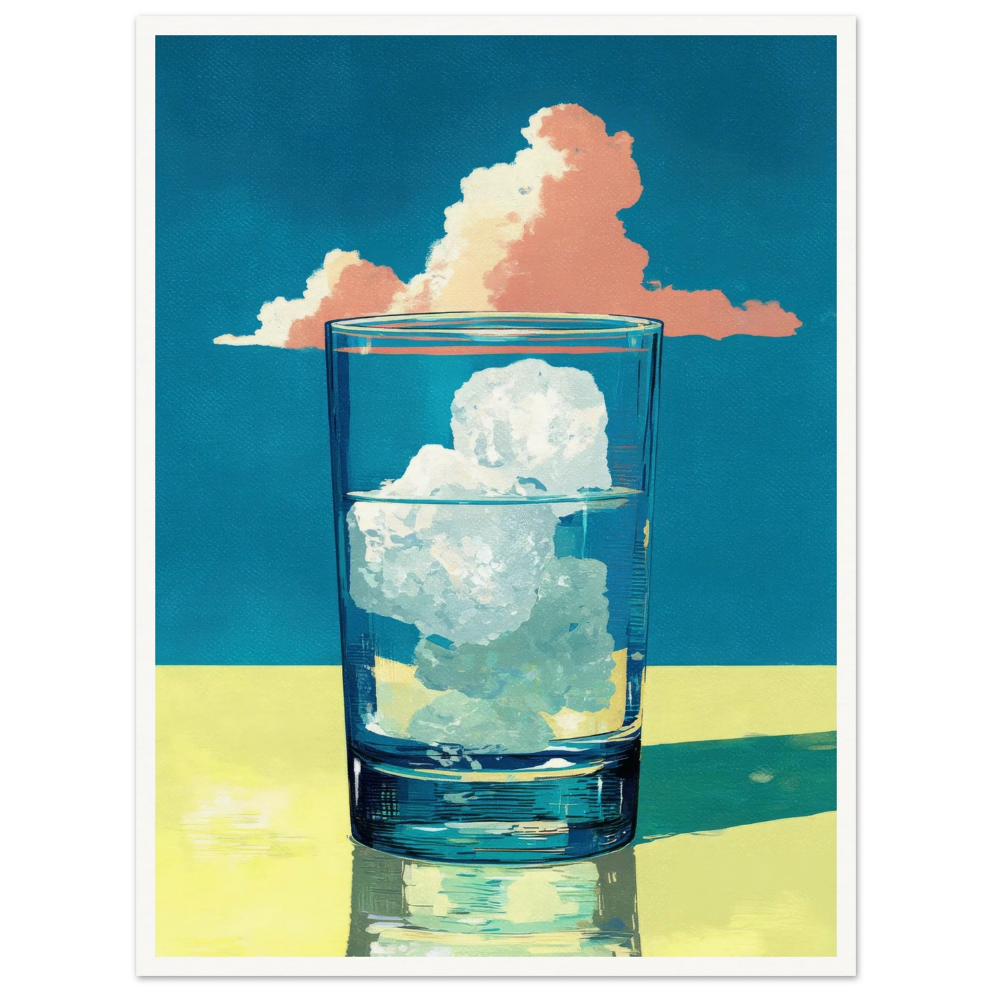 The Sky Contained - Framed Poster - 30x40 cm / 12x16″ - Black frame