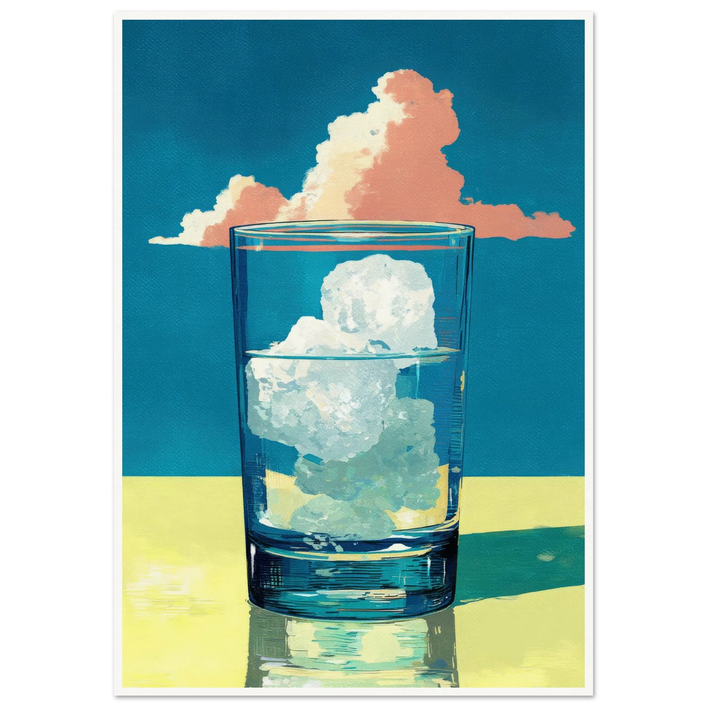 The Sky Contained - Framed Poster - 30x40 cm / 12x16″ - Black frame