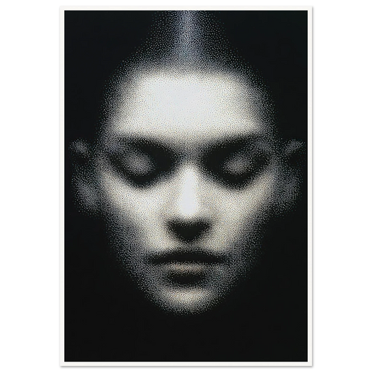 The Unseen Face - Framed Poster - 30x40 cm / 12x16″ - Black frame
