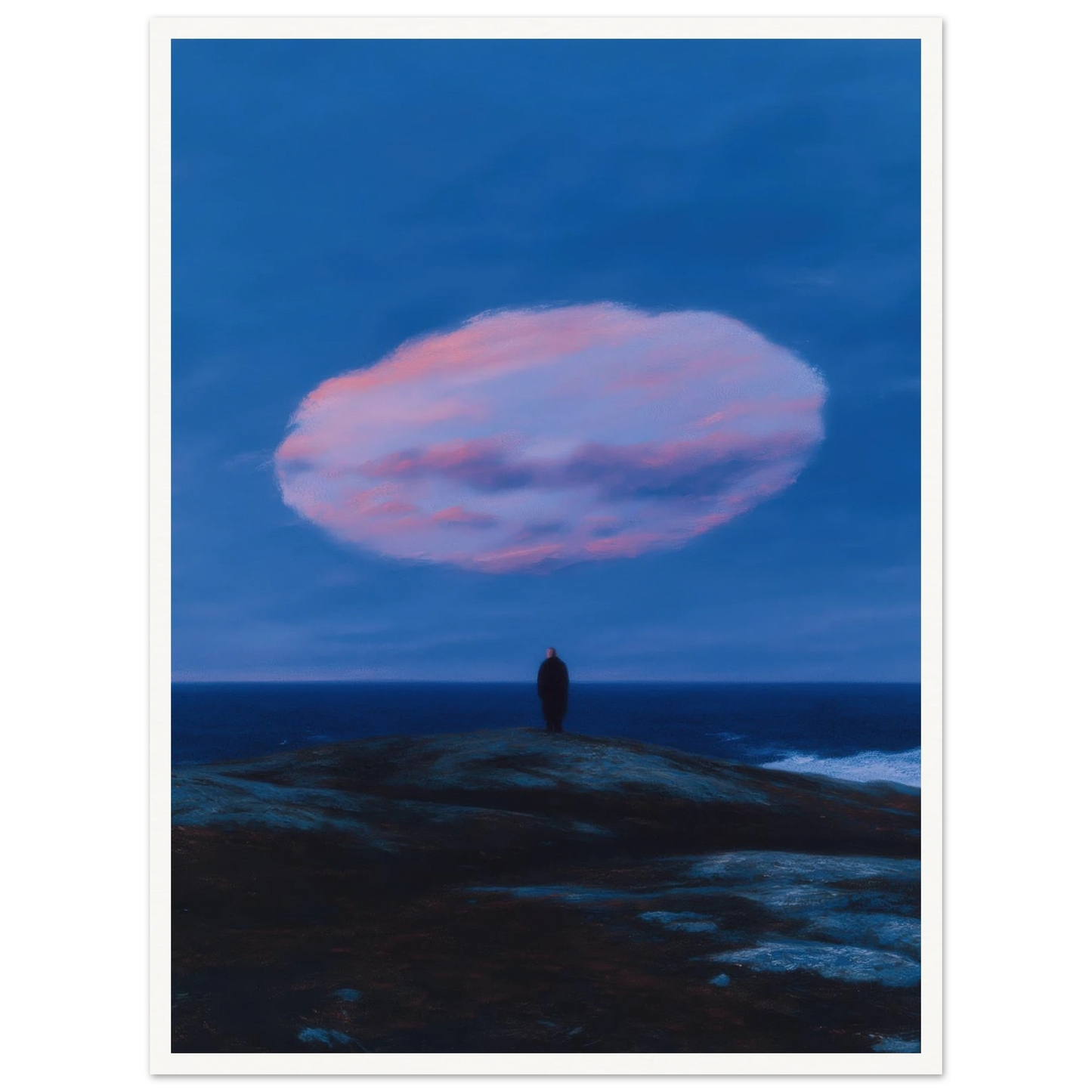 The Unseen Reflection - Framed Poster - 30x40 cm / 12x16″ - Black frame