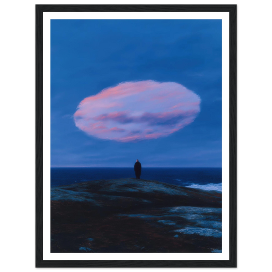The Unseen Reflection - Framed Poster - 30x40 cm / 12x16″ - Black frame
