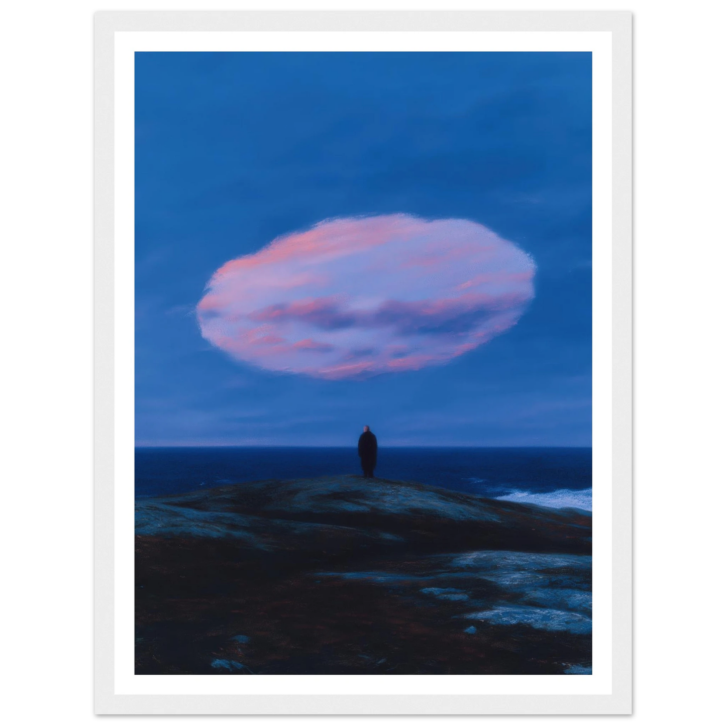 The Unseen Reflection - Framed Poster - 30x40 cm / 12x16″ - Black frame