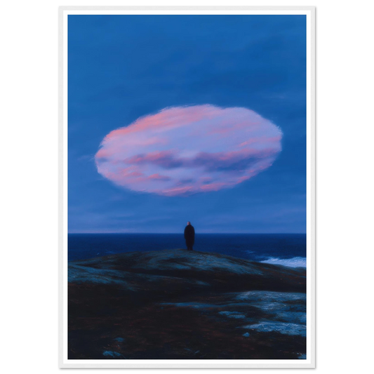 The Unseen Reflection - Framed Poster - 30x40 cm / 12x16″ - Black frame