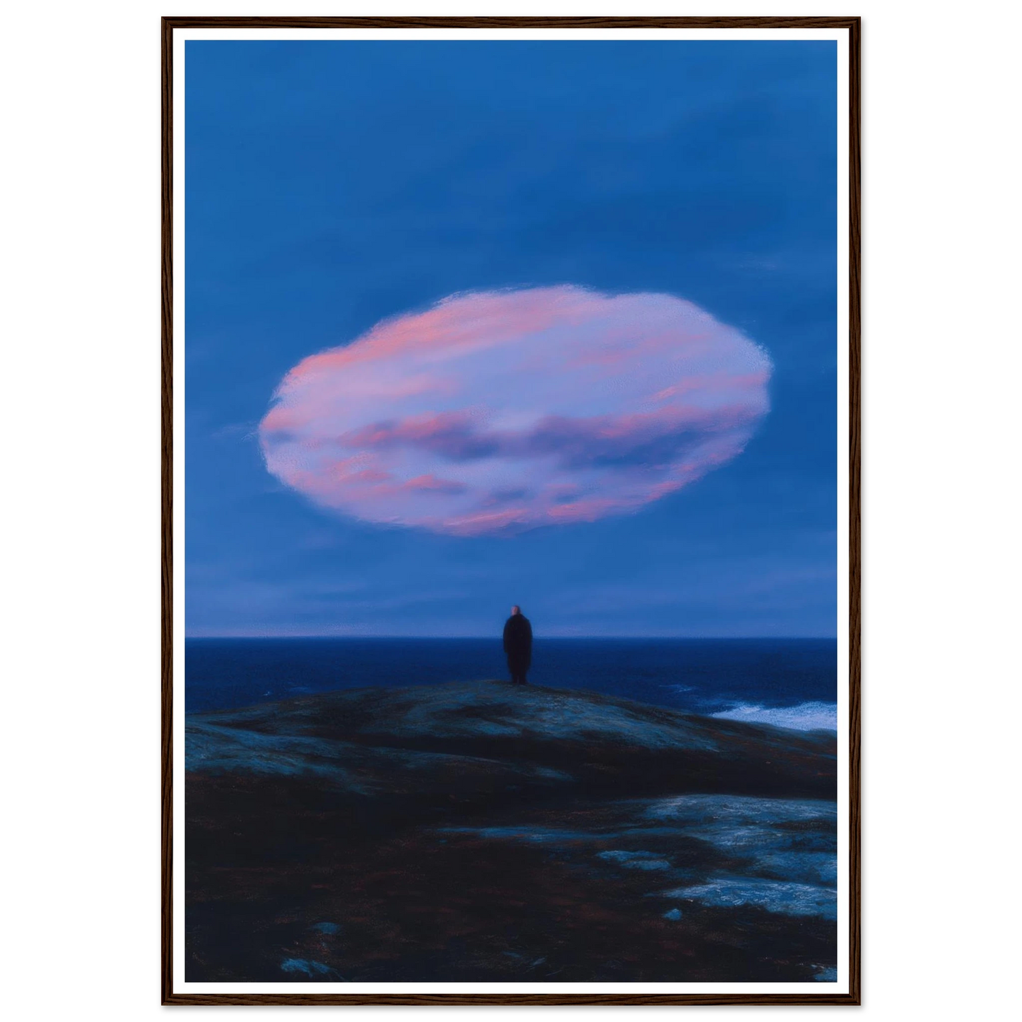 The Unseen Reflection - Framed Poster - 30x40 cm / 12x16″ - Black frame